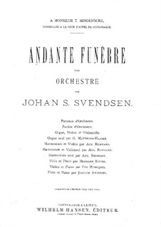 Andante Funèbre: Andante Funèbre by Юхан Свенсен