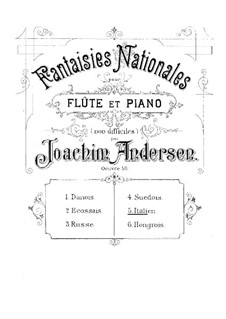 Fantaisies nationales. Italien, Op.59 No.5
