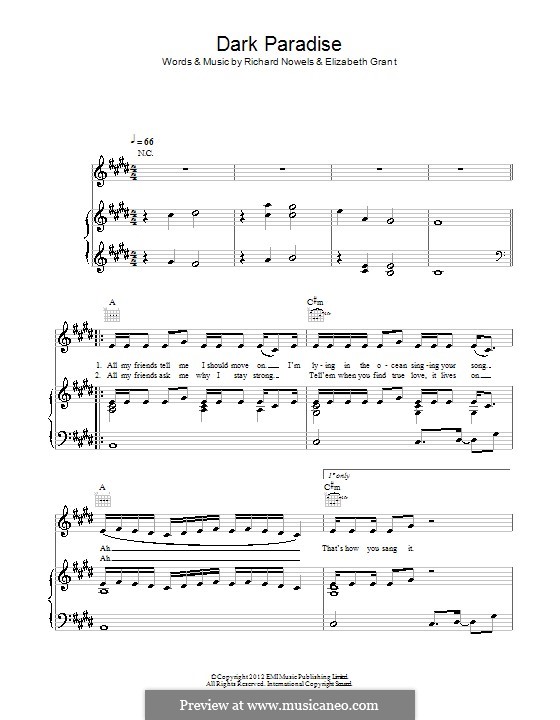 lana del rey скачать dark paradise