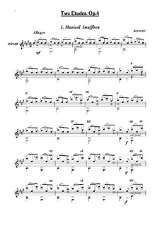 Два этюда, Op.4: Два этюда by BOUROFF