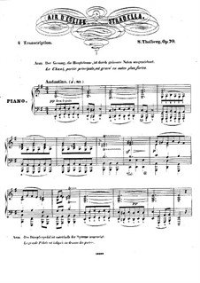 Air d'église (Arrangement for Piano), Op.70 No.4