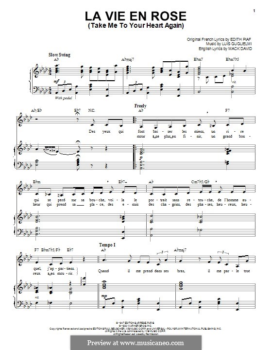 Take Me To Your Heart Again La Vie En Rose D B D Bb D F D B D Be D Bb D Be D D B D B Take Me To Your Heart Again La Vie En Rose D B D Bb D F D B D Be D Bb D Be D D B D B