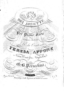 Шесть ариетт, Op.5
