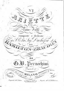 Шесть ариетт, Op.6