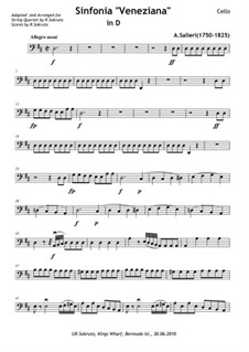 Sinfonia "Veneziana": Sinfonia "Veneziana" by Антонио Сальери