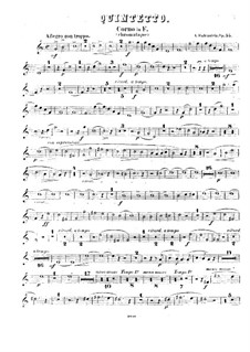 Квинтет для фортепиано и духовых инструментов (Партия валторны), Op.55