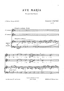 Аве Мария, Op.93: Аве Мария by Габриэль Форе