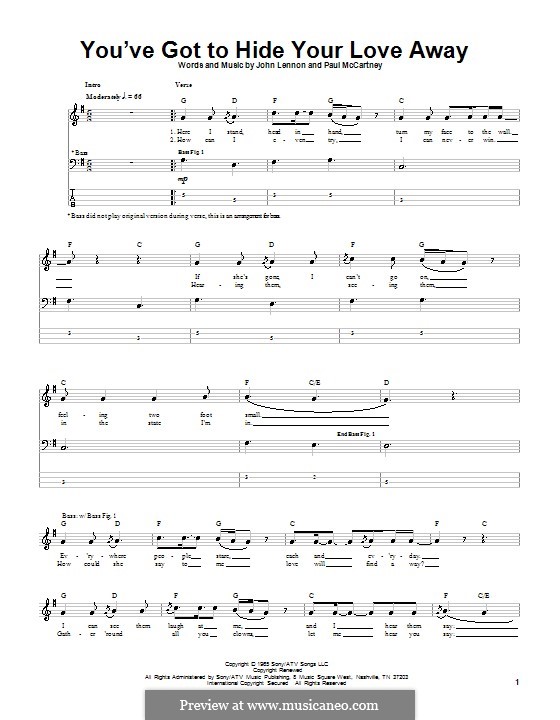 YOU VE GOT TO HIDE YOUR LOVE AWAY THE BEATLES you ve got to hide your love away the beatles: