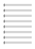 Printable Blank Piano Sheet Music Paper