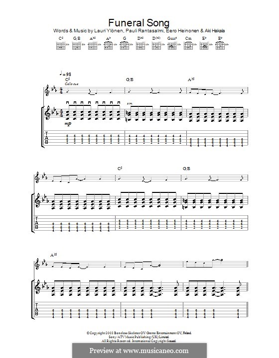 Funeral Song The Rasmus By E Heinonen L Ylonen P Rantasalmi