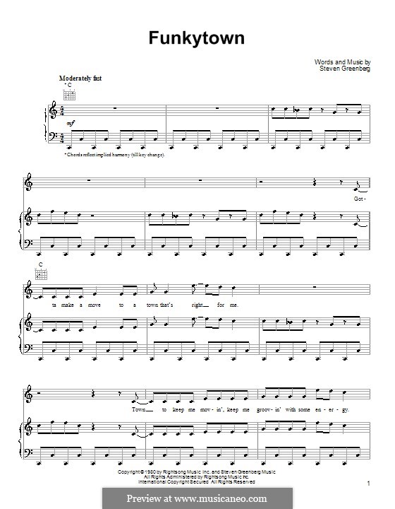 Vocal-instrumental version: For voice and piano (or guitar) by Steven Greenberg