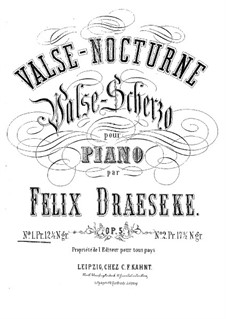 Two Piano Pieces, Op.5: Two Piano Pieces by Felix Draeseke