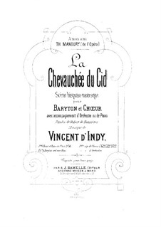 La chevauchée du Cid: La chevauchée du Cid by Vincent d' Indy