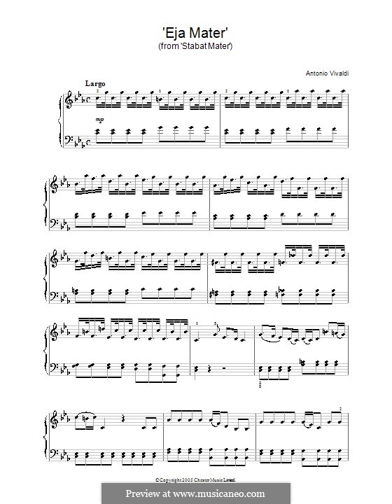 stabat mater rv 621 by a vivaldi sheet music on musicaneo stabat mater sheet music
