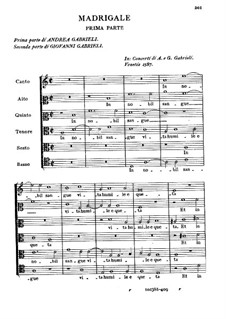 In nobil sangue vita humile e queta: In nobil sangue vita humile e queta by Andrea Gabrieli