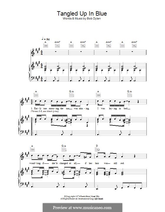 Girl from the North Country by B. Dylan - sheet music on MusicaNeo