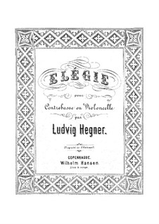 Elegy for Double Bass (or Cello): Elegy for Double Bass (or Cello) by Ludvig Hegner