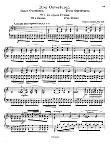 Three Overtures, Op.126: Three Overtures by Stephen Heller