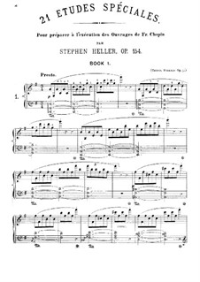 Vingt et un études techniques, Op.154: Vingt et un études techniques by Stephen Heller