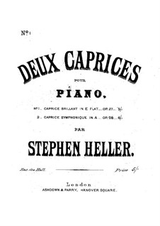 Grand Caprice Brilliant, Op.27: Grand Caprice Brilliant by Stephen Heller