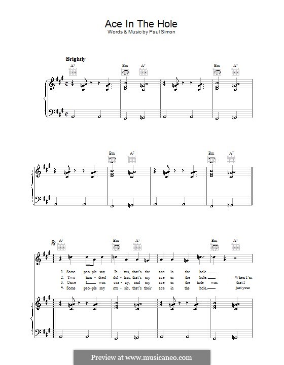 Simon Says - Piano, Vocal, Guitar - Sheet Music