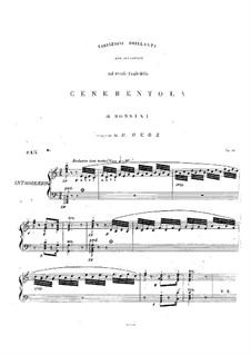 Variations Brilliantes on Themes from 'Cinderella' by Rossini, Op.60: For piano by Henri Herz