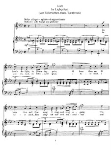 In Liebeslust, S.318: Deutscher und englischer Texte by Franz Liszt