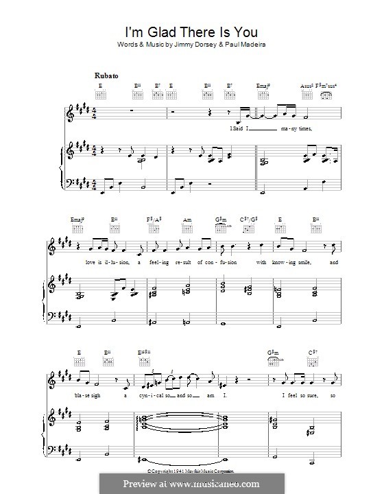 I'm Glad There Is You (In This World of Ordinary People) by J