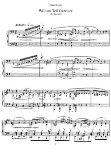 Overture: For piano by Gioacchino Rossini