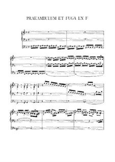 Preamble and Fugue in F Major: Preamble and Fugue in F Major by Vincent Lübeck