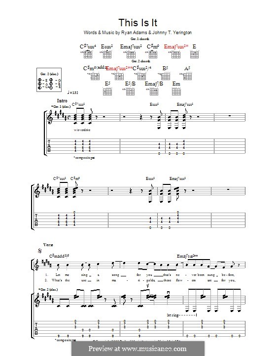 This Is It: For guitar with tab by Johnny T. Yerington
