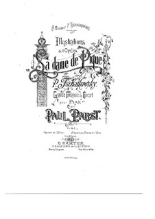 Illustrations to 'The Queen of Spades' by P. Tchaikovsky: Illustrations to 'The Queen of Spades' by P. Tchaikovsky by Paul Pabst