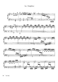 La Dauphine, RCT 12: For harpsichord (or piano) by Jean-Philippe Rameau