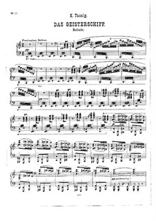The Ghost Ship. Ballade: The Ghost Ship. Ballade by Carl Tausig