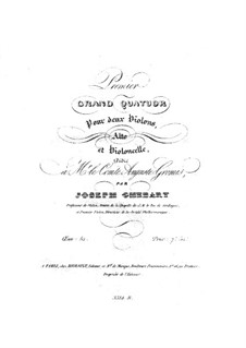 String Quartet No.1 in A Major, Op.52: String Quartet No.1 in A Major by Giuseppe Ghébart