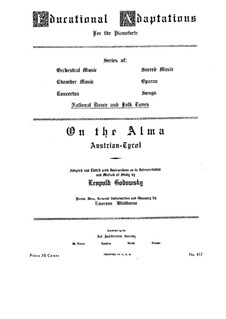 On the Alma: On the Alma by Leopold Godowsky