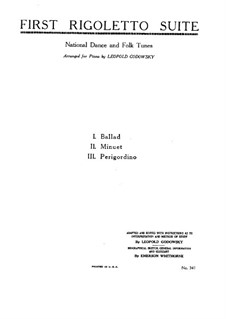 Fragments: Suite No.1, for piano by Giuseppe Verdi