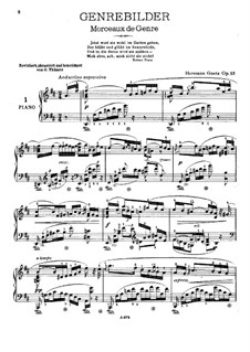 Genrebilder, Op.13: Genrebilder by Hermann Goetz