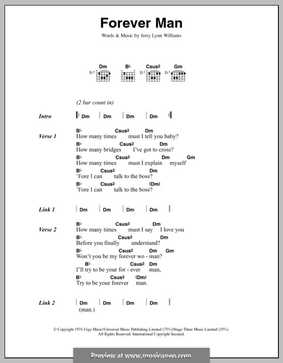 Pretending by Eric Clapton - Piano, Vocal, Guitar - Digital Sheet