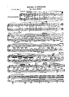 Rondo-Capriccio on 'La Muette de Portici' by Auber, Op.44: For piano by Henri Herz
