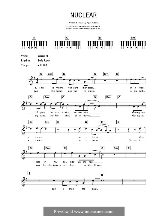 Nuclear: For keyboard by Ryan Adams