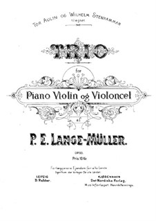 Piano Trio in F Minor, Op.53: Piano Trio in F Minor by Peter Erasmus Lange-Müller