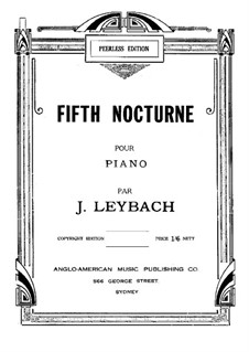 Nocturne No.5 in A Flat Major, Op.52: For piano by Joseph Leybach