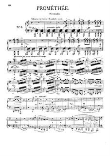 Symphonic Poem No.5 'Prometheus' for Orchestra, S.99: Version for piano four hands by Franz Liszt