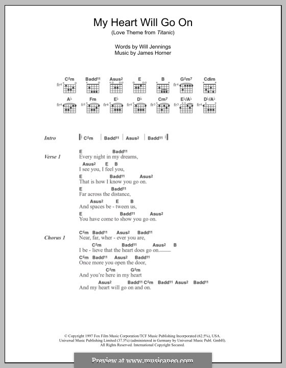 My Heart Will Go On Love Theme From Titanic By J Horner On