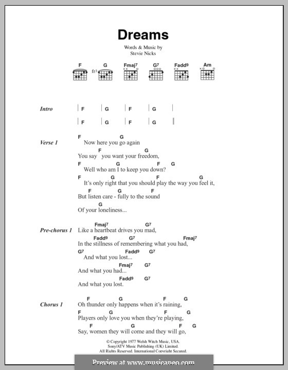 dreams fleetwood mac lyrics dreams fleetwood mac lyrics