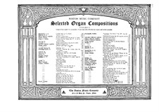 Requiem for Organ, Op.75: Requiem for Organ by Otto Malling