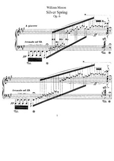 Silver Spring, Op.6: For piano by William Mason