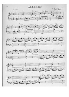Allegro in G Minor: Allegro in G Minor by Giovanni Battista Pescetti
