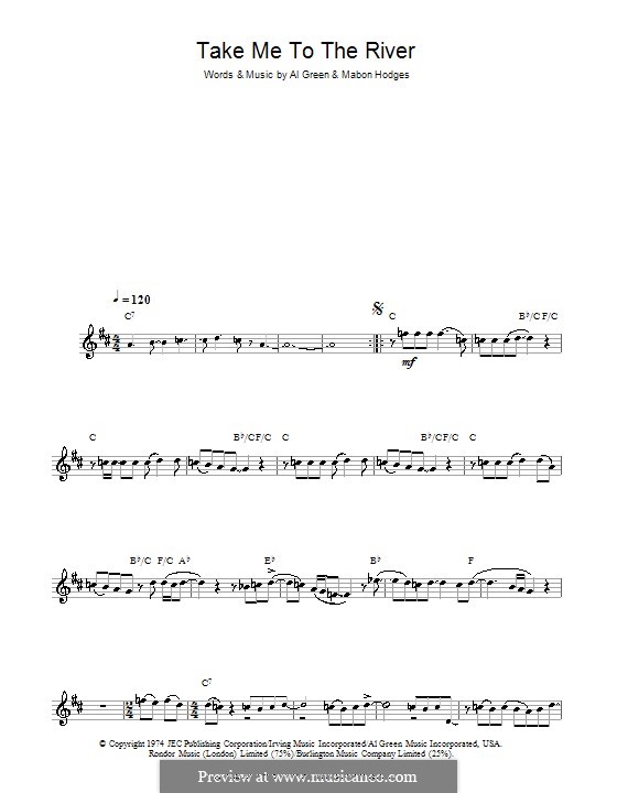 Take Me to the River: For clarinet by Al Green, Mabon Hodges